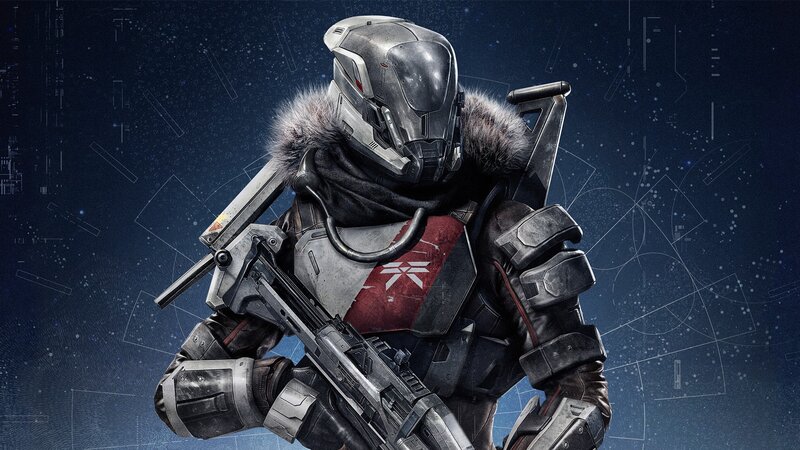 soldier in futuristic armor