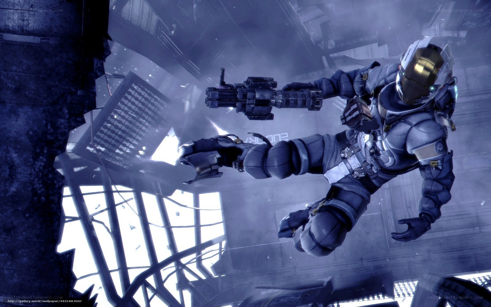 soldier in futuristic armor