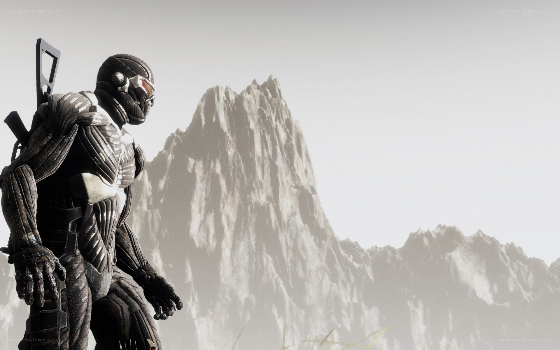 soldier in futuristic armor