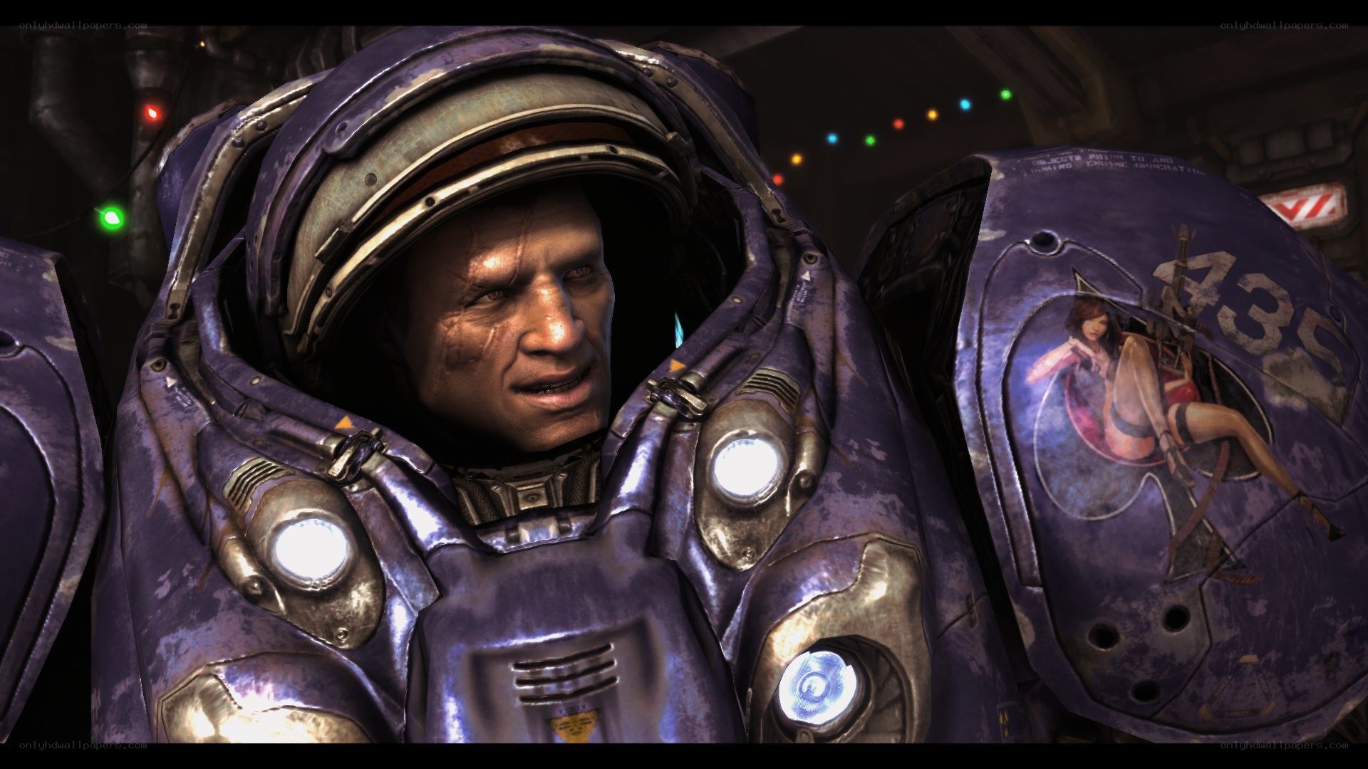 soldier in futuristic armor