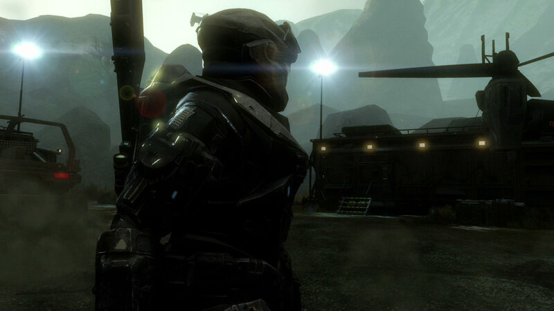 soldier in futuristic armor