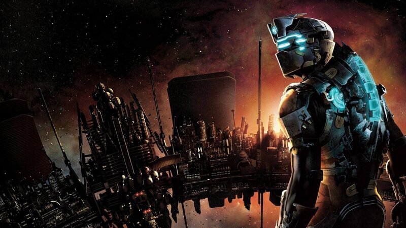 Soldier in Futuristic Armor — Black, Dramatic, Night