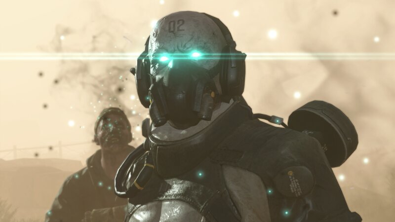 Soldier in Futuristic Armor — Gray, Dramatic, 3d Render, Helmet