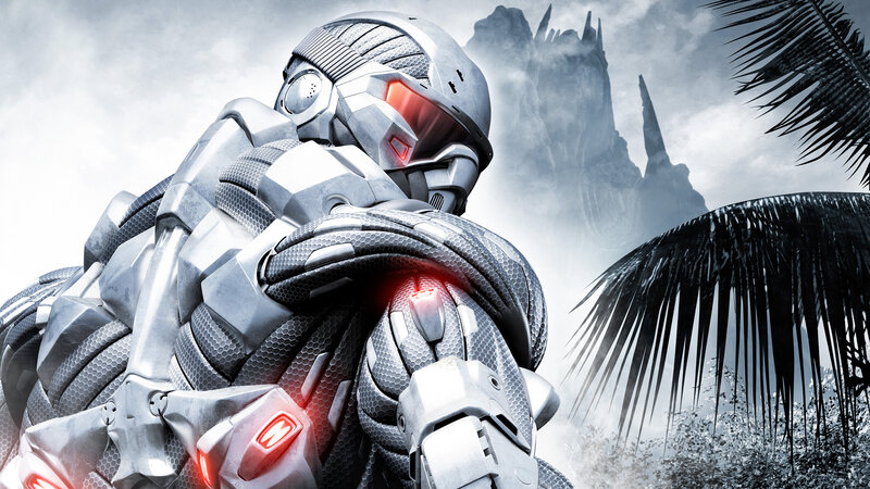 Soldier in Futuristic Armor — Gray, Dramatic, 3d Render, Palm Tree