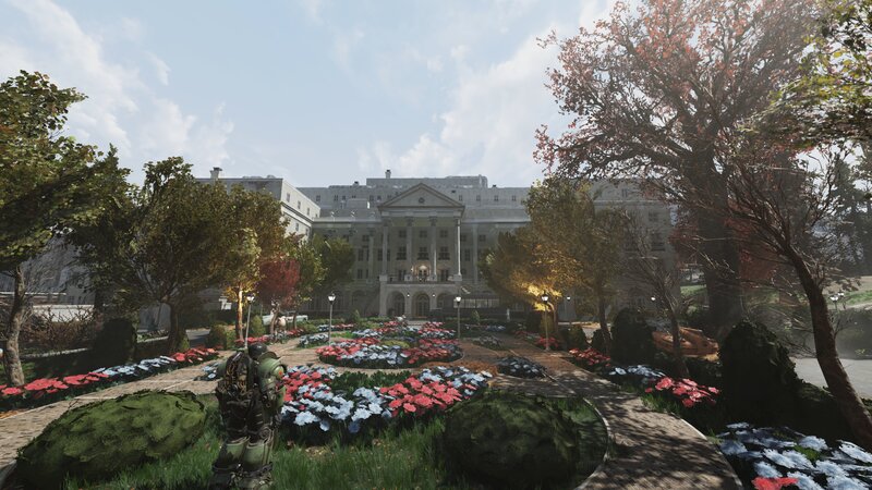 Soldier in Garden