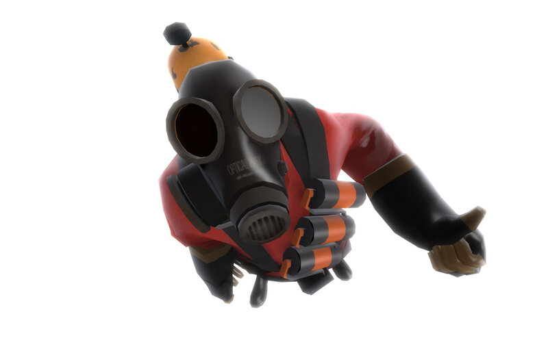 soldier in gas mask