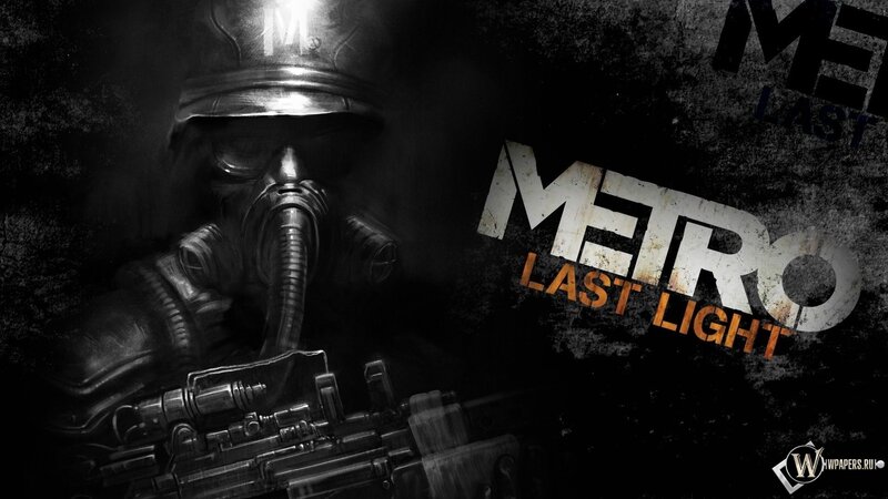 Soldier in Gas Mask — Black, Dark, Dramatic