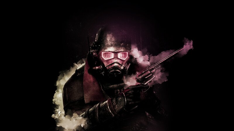 Soldier in Gas Mask — Black, Dramatic, Night, Digital Art, Gun, Smoke