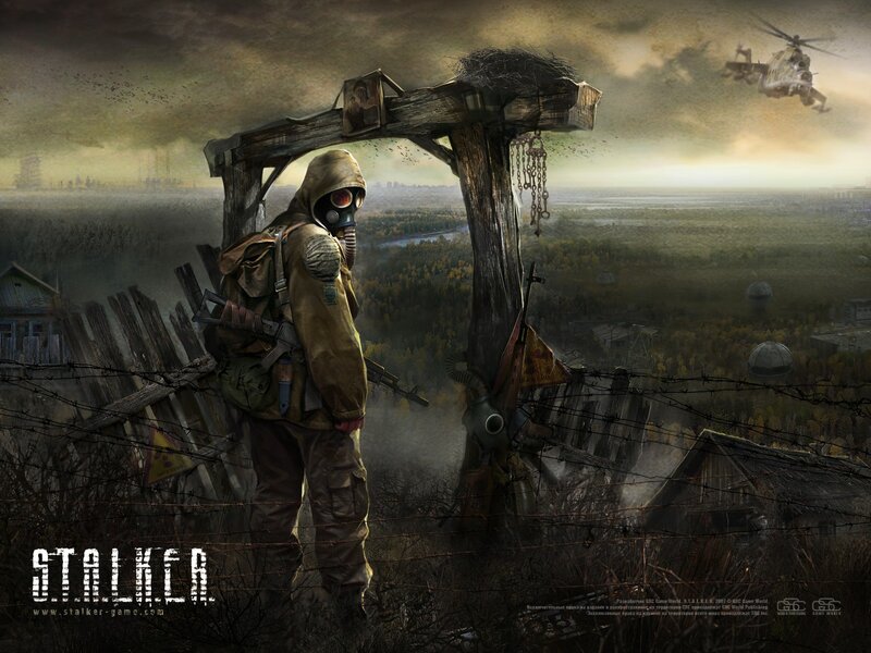 Soldier in Gas Mask — Brown, Dramatic, Desolate