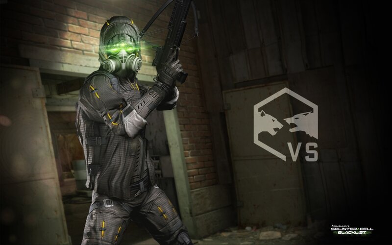 Soldier in Gas Mask — Gray, Dark
