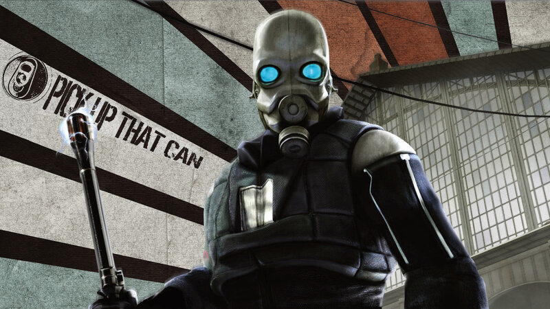 Soldier in Gas Mask — Gray, Dramatic, Digital Art, Gas Mask, Weapon