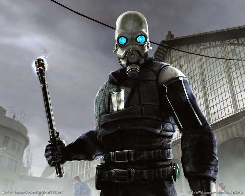 Soldier in Gas Mask — Gray, Dramatic