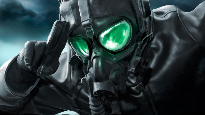 Soldier in Gas Mask — Green, Dramatic, Digital Art, Gas Mask