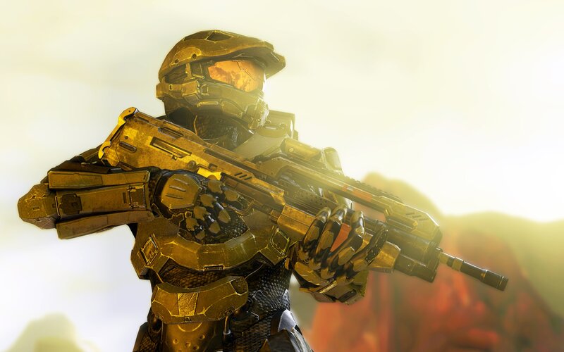 Soldier in Gold Armor — Dramatic, Sunset, 3d Render