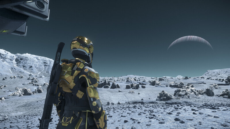 Soldier in Gold Armor — Dramatic
