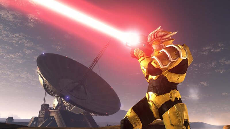 Soldier in Golden Armor — Yellow, Dramatic