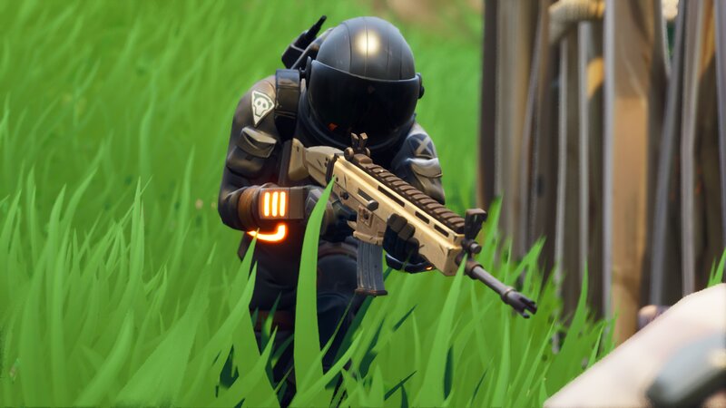 Soldier in Grass — Green, Tense