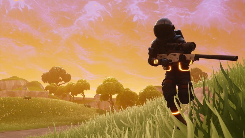 Soldier in Grass — Orange