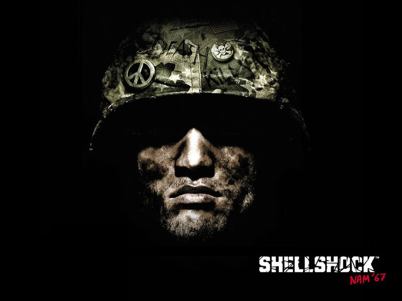 Soldier in Helmet — Black, Dramatic, Photograph