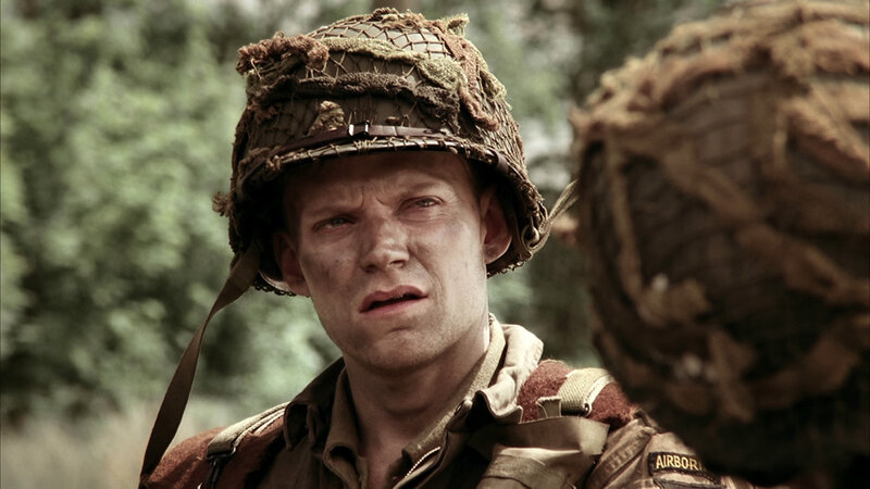 Soldier in Helmet — Brown, Serious