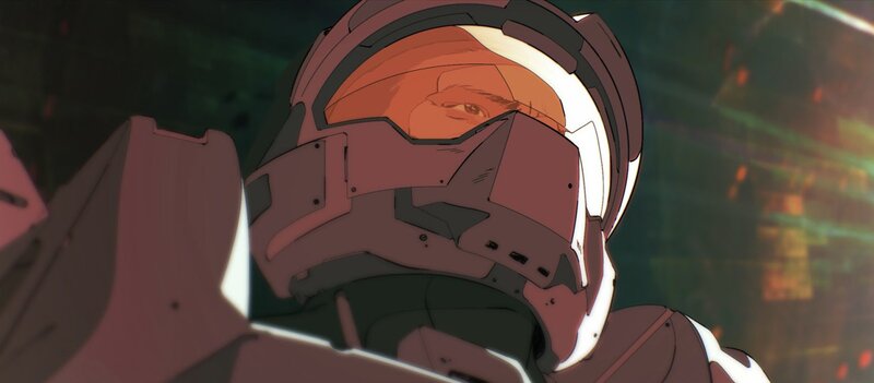 soldier in helmet close-up