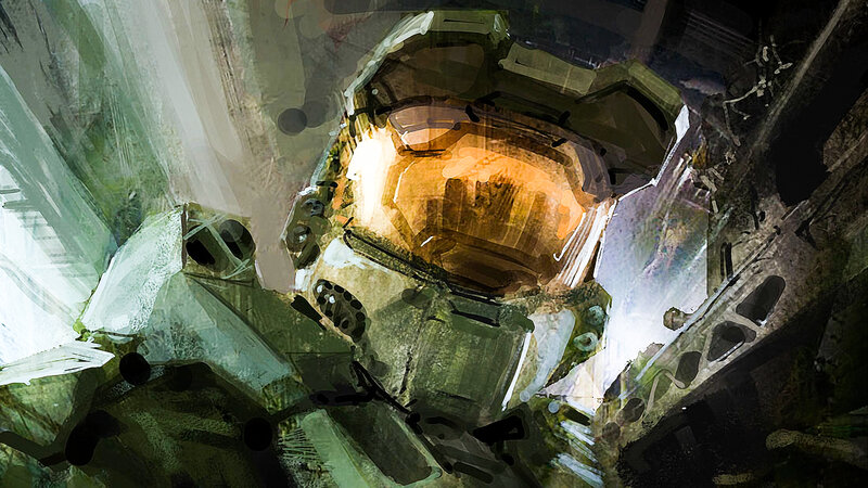 Soldier in Helmet — Green