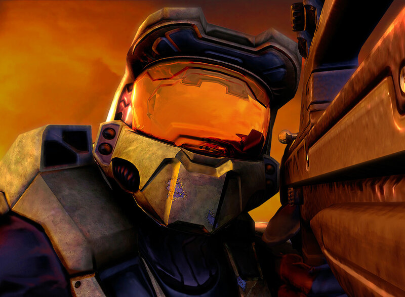 Soldier in Helmet — Orange