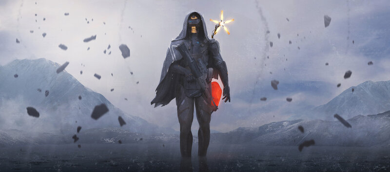 Soldier in Hooded Armor — Gray
