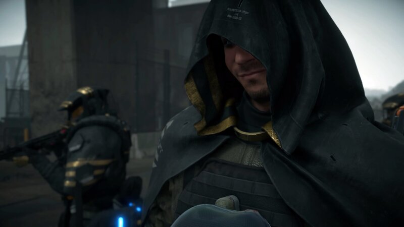 Soldier in Hooded Cloak — Black, Dramatic, 3d Render
