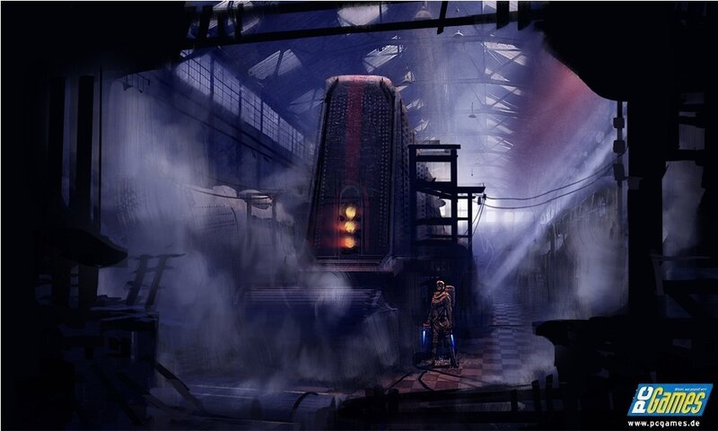 Soldier in Industrial Hall