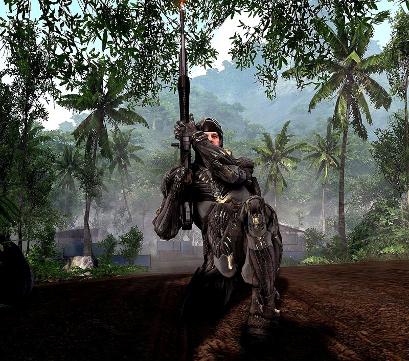 Soldier in Jungle Armor — Green, Tense