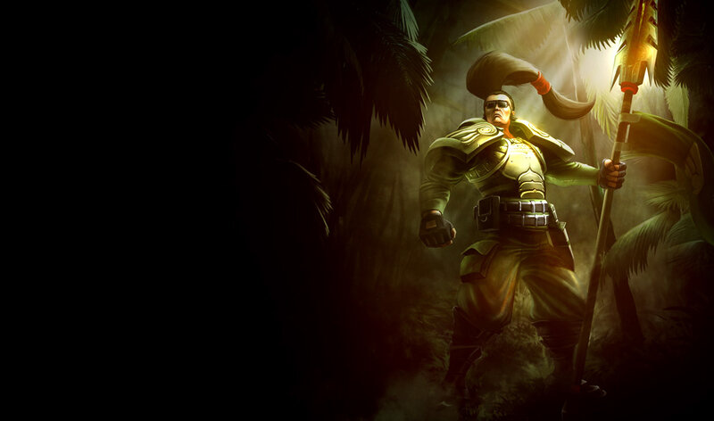 Soldier in Jungle — Green, Dramatic