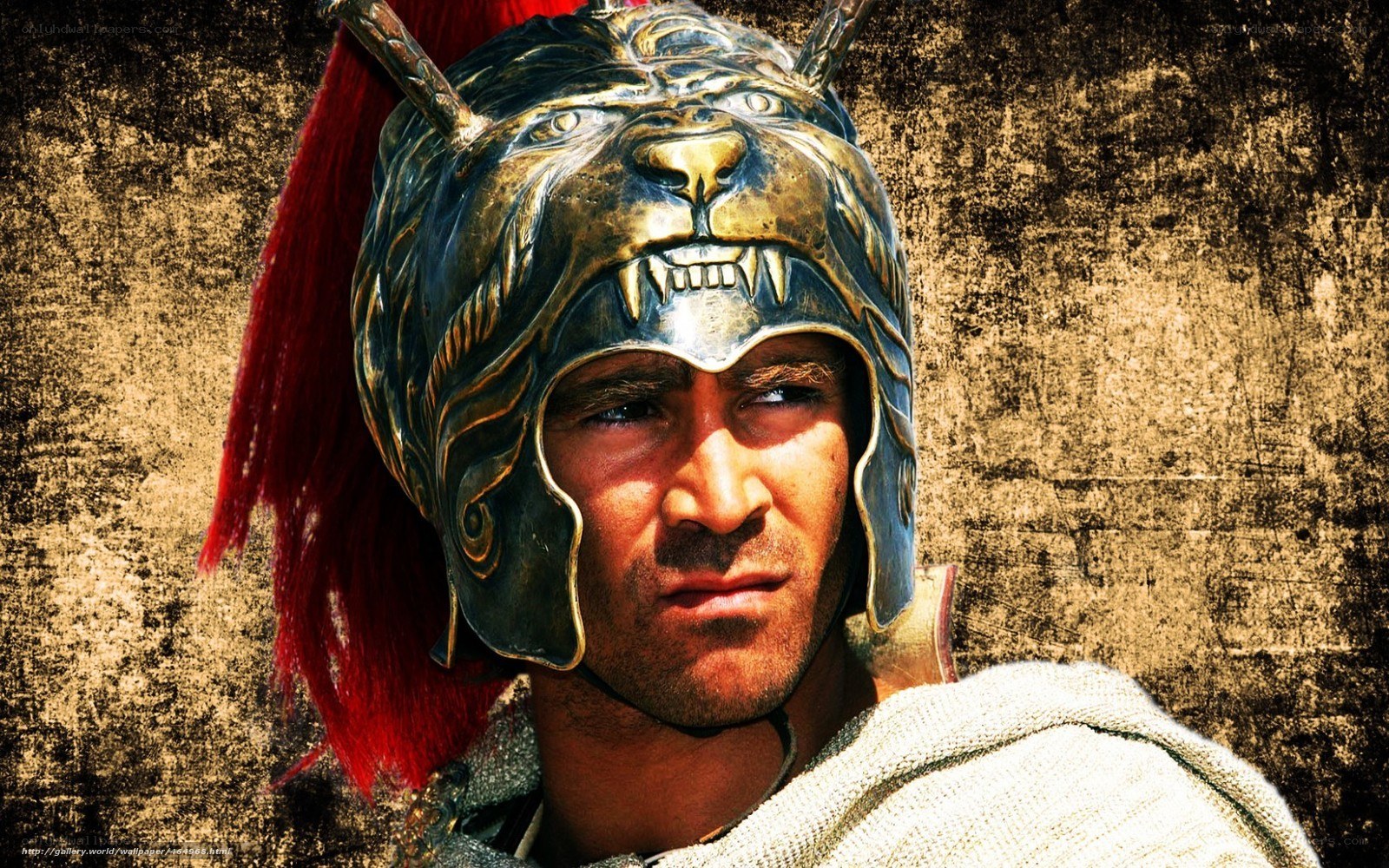 soldier in lion helmet