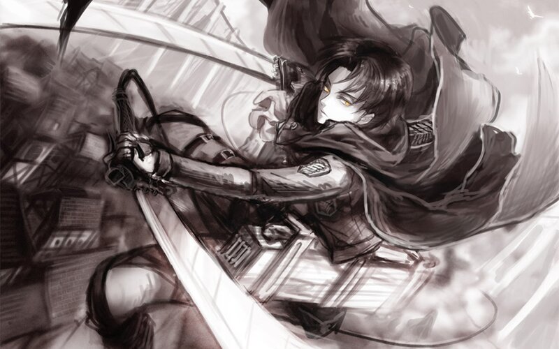 Soldier in Mid-air Combat — Black