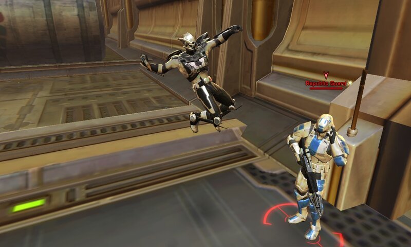 Soldier in Mid-air Combat — Brown