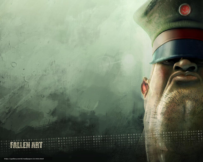 Soldier in Military Hat