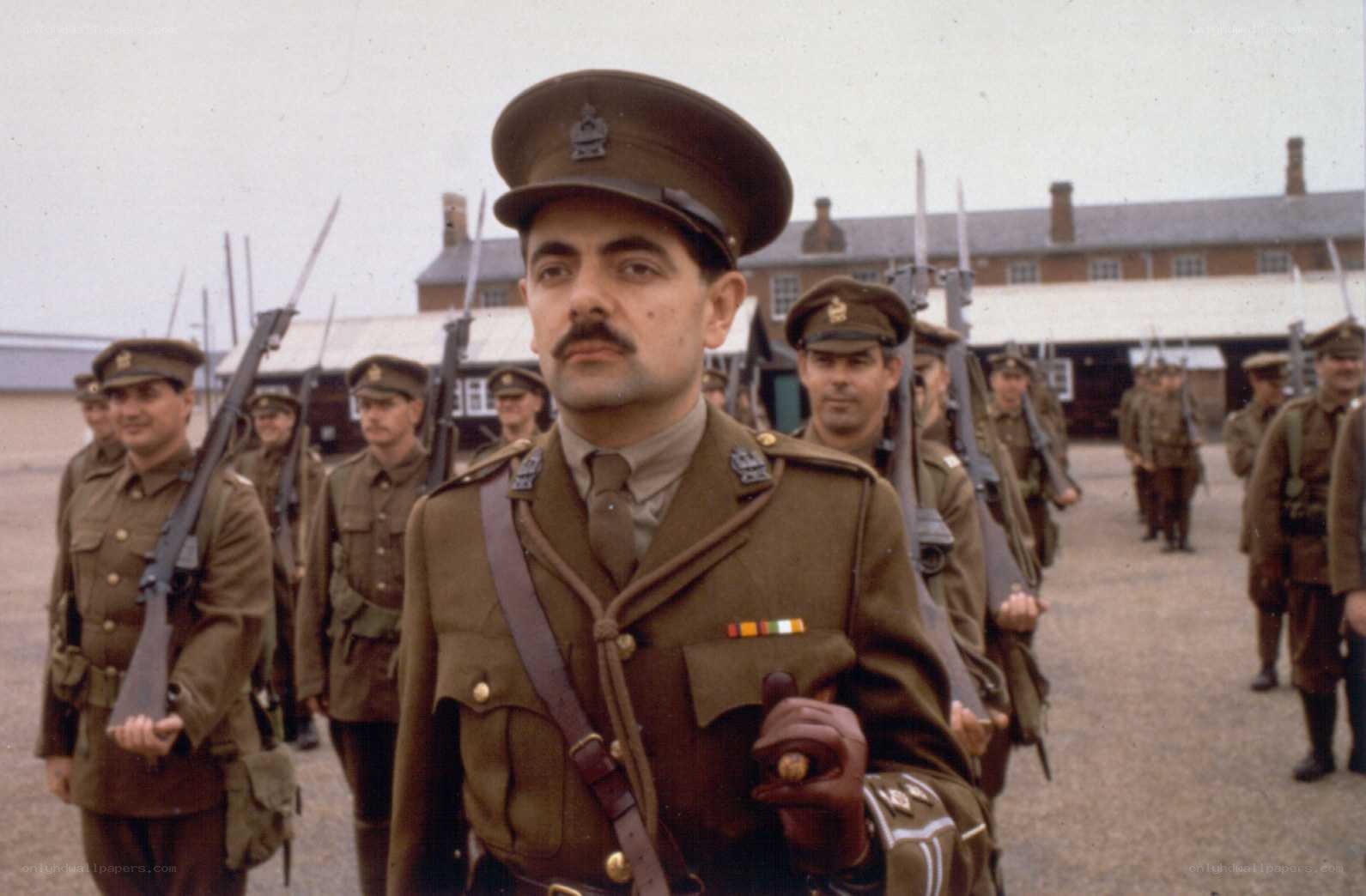 Soldier in military parade