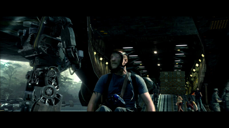 Soldier in military transport