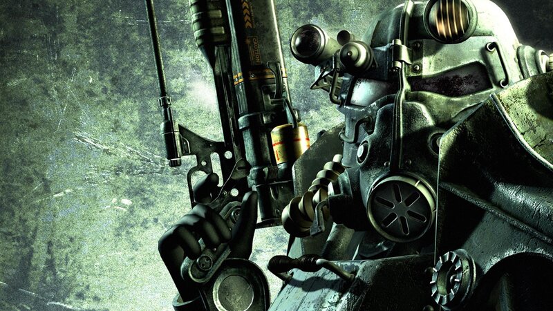 Soldier in Power Armor — Green, Dramatic