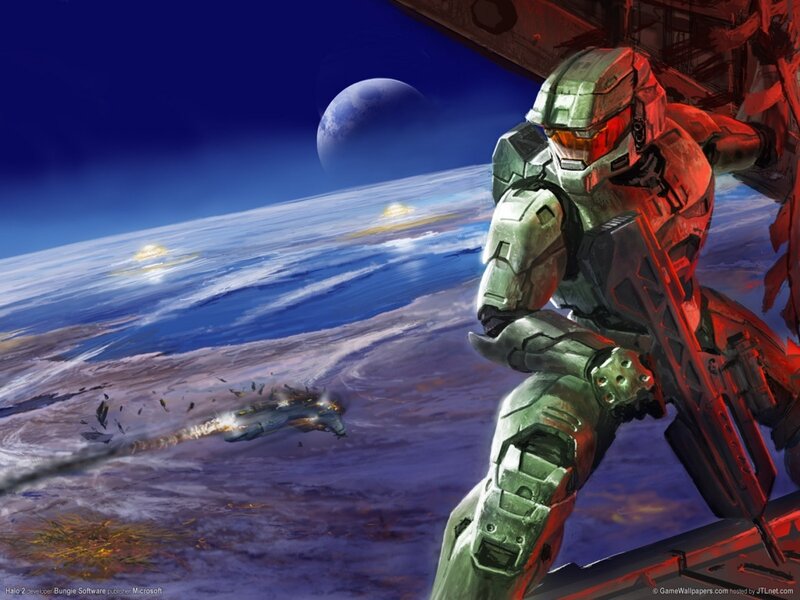 Soldier in Powered Armor — Blue, Dramatic