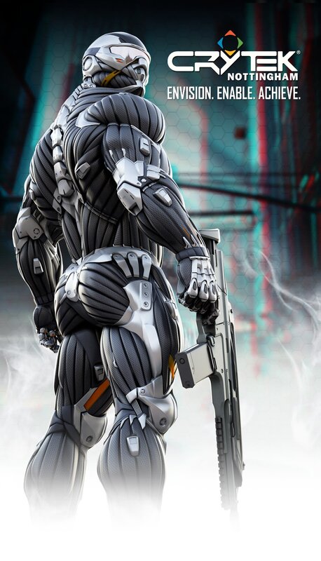 Soldier in Powered Armor — Gray, Dramatic, 3d Render, Gun