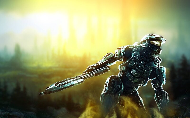 Soldier in Powered Armor — Yellow