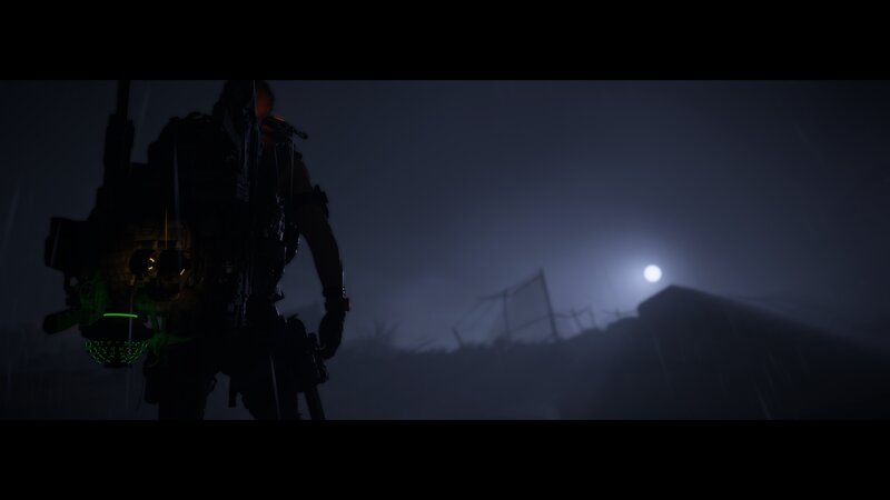 Soldier in Rain — Black, Dark, Tense