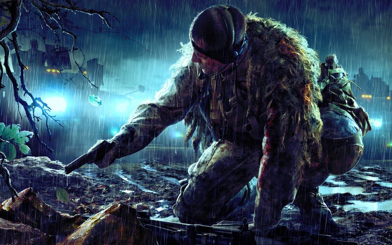 Soldier in Rain
