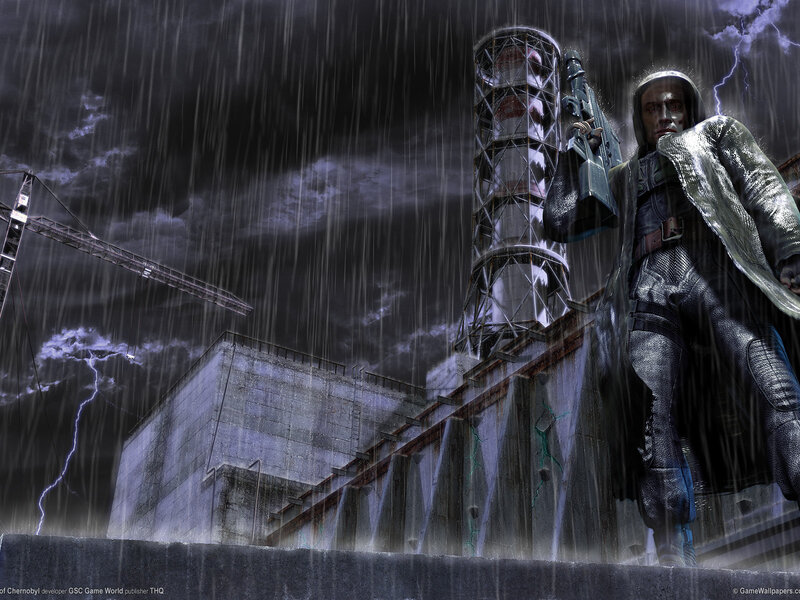 Soldier in Rainstorm — Gray
