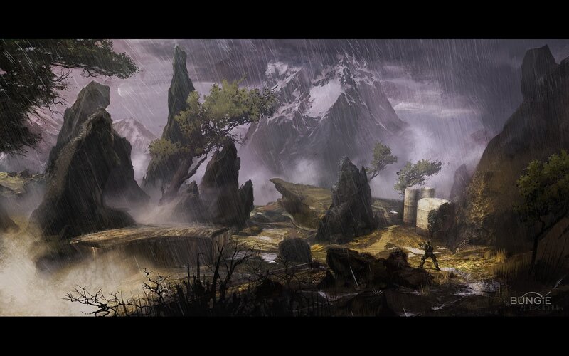Soldier in Rainy Valley — Gray