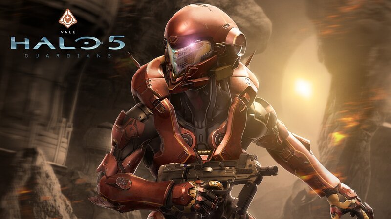 Soldier in Red Armor — Dramatic, Digital Art, Gun, Helmet