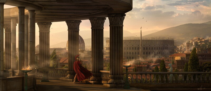 Soldier in Red Cloak