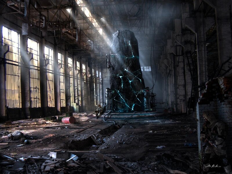 Soldier in Ruined Factory