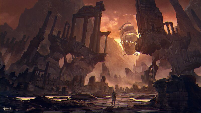 Soldier in Ruins — Orange